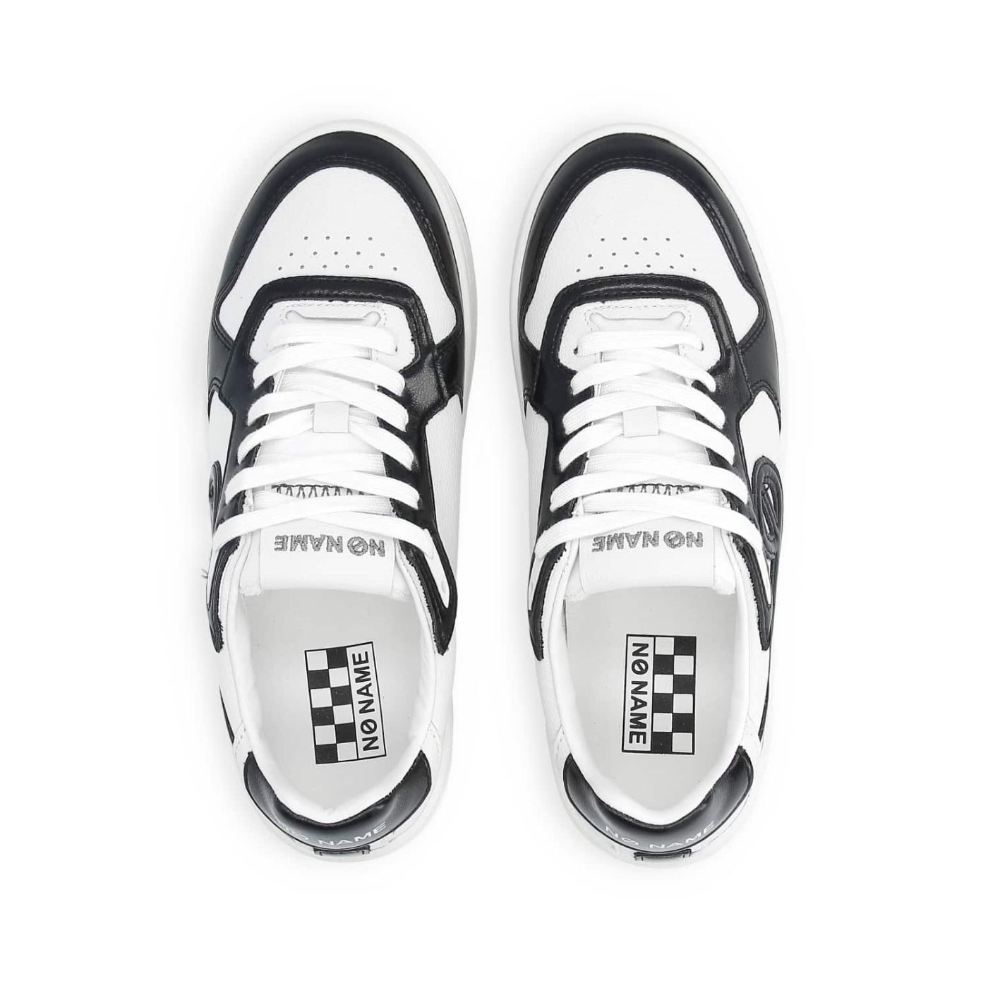 KELLY SNEAKER - GRAIN/METALLIC - WHITE/BLACK